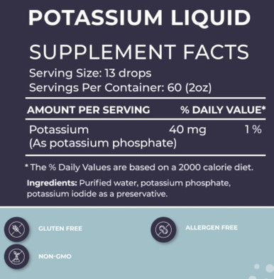 BodyBio Liquid Potassium 2 oz.