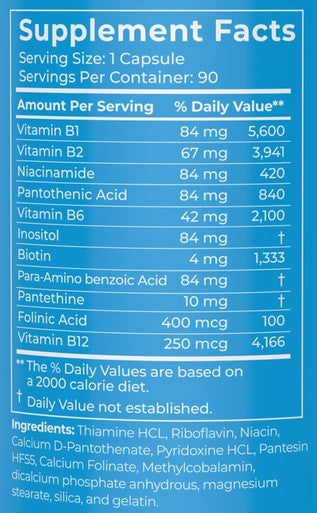 BodyBio Vitamin B+ 90c