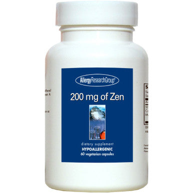 Allergy Research Group 200 mg of Zen 60vc