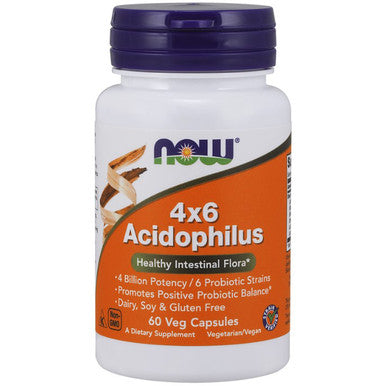 Now Foods 4 X 6 Acidophilus 60vc