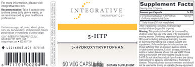 Integrative Therapeutics 5-HTP 50 mg 60c