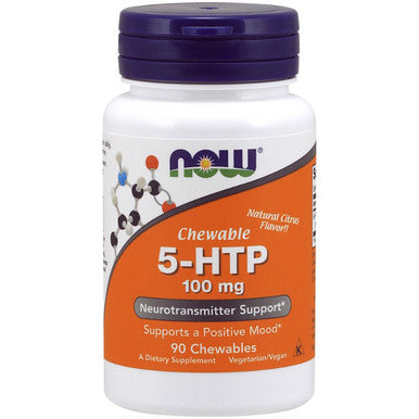 Now Foods 5-HTP 100 mg Chewables 90 lozenges