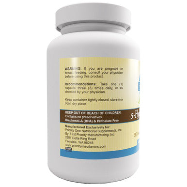 Priority One 5-Hydroxy Gaba 90vc