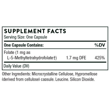 Thorne 5-MTHF 1 mg 60c