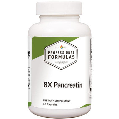 Professional Formulas 8X Pancreatin 60c