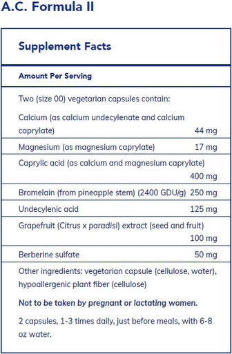 Pure Encapsulations A. C. Formula II 120c