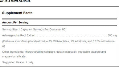 Douglas Laboratories Ayur Ashwagandha 60c