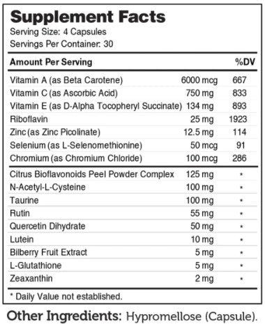 Advanced Nutrition by Zahler AccuVision 120c