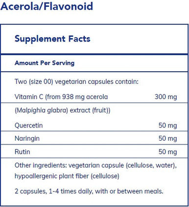 Pure Encapsulations Acerola-Flavonoid 120c