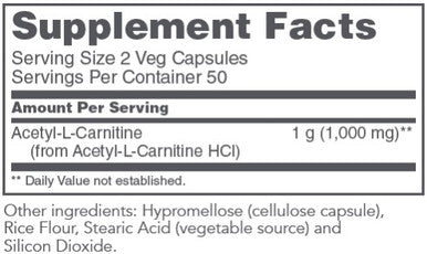 Protocol for Life Balance Acetyl-L-Carnitine 500 100c