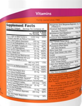 Now Foods Adam Men's Multi Softgels 90sg