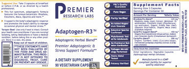 Premier Research Labs Adaptogen-R3 90vc