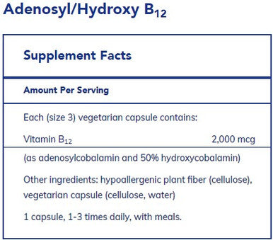 Pure Encapsulations Adenosyl/Hydroxy B12 90C