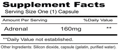 Priority One Adrenal 160 mg 60c