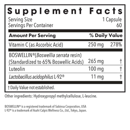 Allergy Research Group Aller-Aid L-92 with L.Acidophilus L-92 60vc