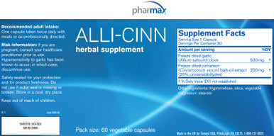 Pharmax Alli-Cinn 60c