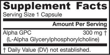 Jarrow Formulas Alpha GPC 300mg