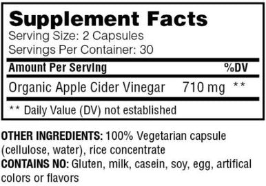 Enzyme Science Apple Cider Vinegar 60c