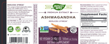 Natures Way Ashwagandha 60c