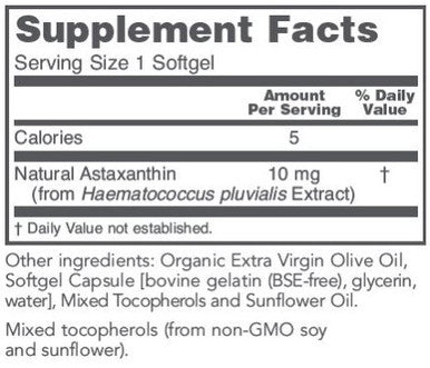 Protocol for Life Balance Astaxanthin 10 mg 60vcules