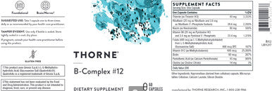 Thorne B-Complex #12 60c