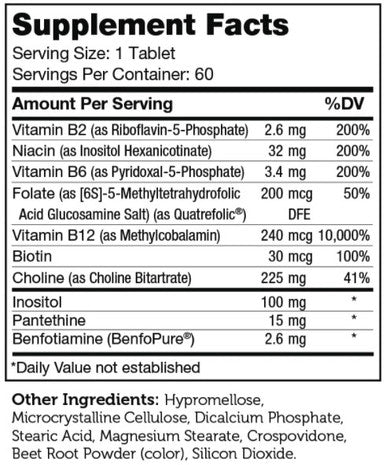 Advanced Nutrition by Zahler B Complex 60t