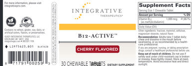 Integrative Therapeutics B12 Active 30T