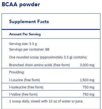 Pure Encapsulations BCAA Powder