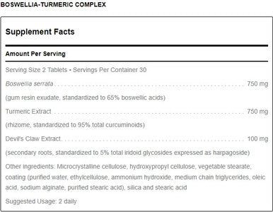 Douglas Laboratories Boswellia Turmeric Complex 60T