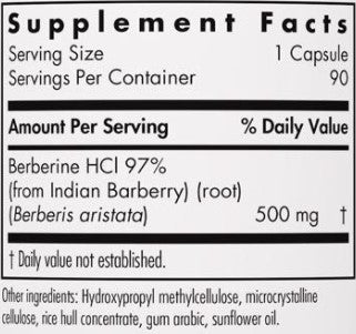 Allergy Research Group Berberine 500 90vc