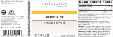 Integrative Therapeutics Berberine 60C