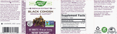 Natures Way Black Cohosh 60T