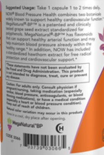 Now Foods Blood Pressure Health 90vc