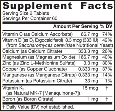 Jarrow Formulas Bone-Up Vegetarian 120T