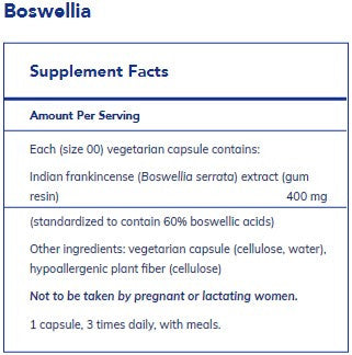 Pure Encapsulations Boswellia 60c