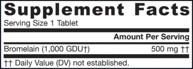 Jarrow Formulas Bromelain 60t