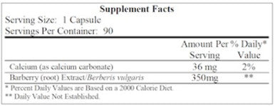 Cardiovascular Research Buffered Berberine 90c