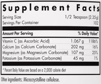 Allergy Research Group Buffered C Powder (corn source) 240grams