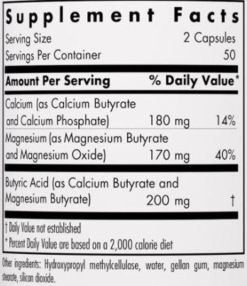 Allergy Research Group ButyrEn 100 delayed-release vegetarian capsules