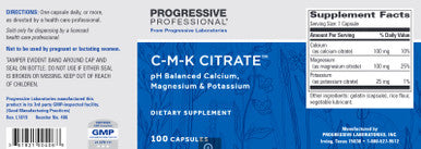 Progressive Labs C-M-K Citrate 100c