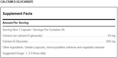 Douglas Laboratories Calcium D-Glucarate 90c