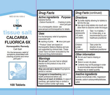 UNDA Calcarea Fluorica 6x Schuessler 100t