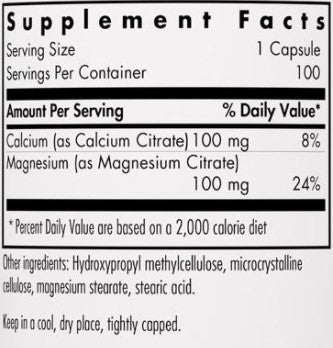 Allergy Research Group Calcium-Magnesium Citrate 100c