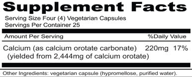 Priority One Calcium Orotate 100vc