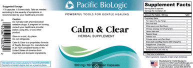 Pacific Biologic Calm & Clear 60vc