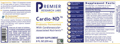 Premier Research Labs Cardio-ND 8 oz.