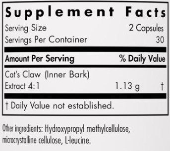 Allergy Research Group Cats Claw 60c