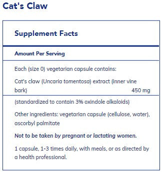 Pure Encapsulations Cats Claw 90c