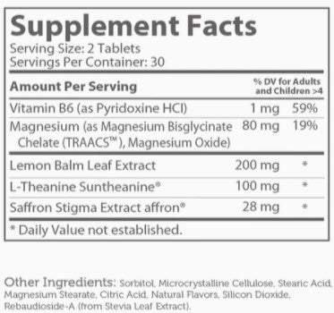 Advanced Nutrition by Zahler ChildCalm 60 chewable tablets