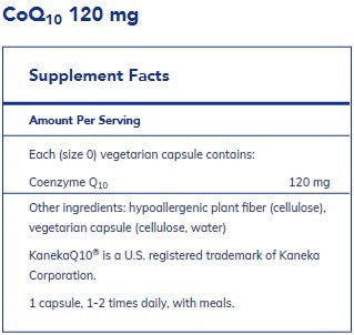 Pure Encapsulations CoQ10 120mg 30c